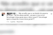 Comentários nas redes sociais questionam a decisão de Cleitinho de abandonar a disputa pelo governo de MG