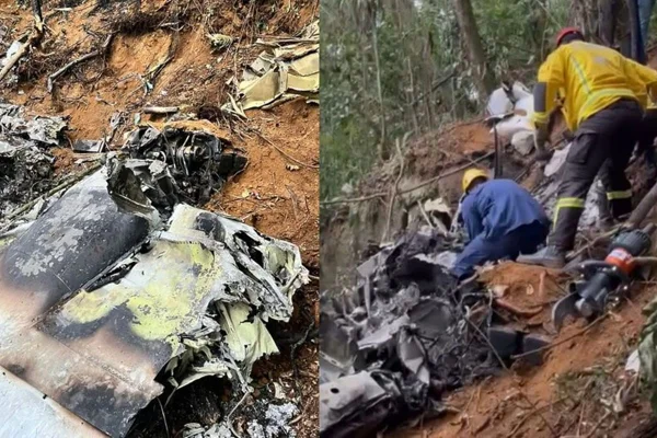 Acidente de avião em Santa Catarina - Metrópoles