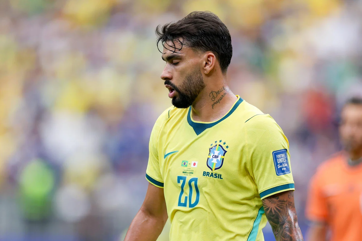 Lucas Paquetá tem lesão confirmada e desfalca o Brasil nas oitavas - imagem 1 Lucas Paquetá tem lesão confirmada e desfalca o Brasil nas oitavas - imagem 1