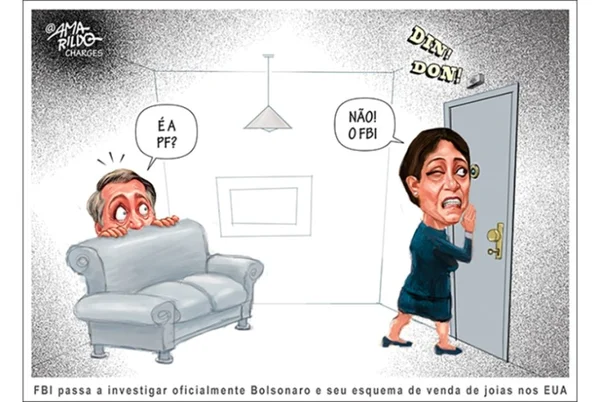 Charge do Amarildo