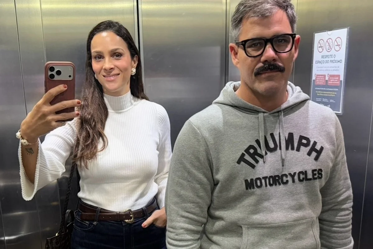 Juliano Cazarré e Leticia são pais de seis Juliano Cazarré e Leticia são pais de seis
