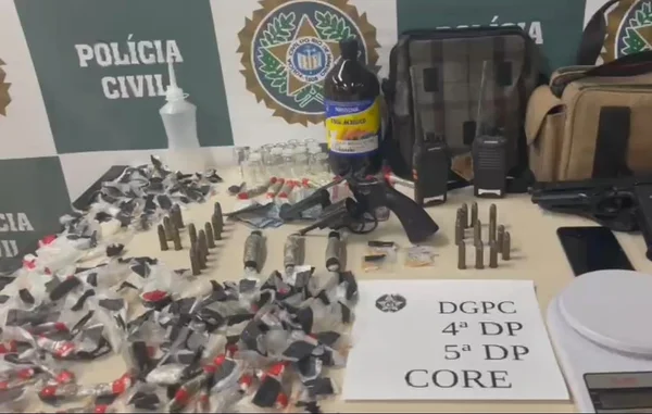 Polícia usa drone para prender suspeitos de tráfico de drogas no Rio