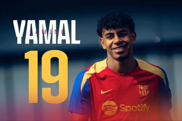 Foto colorida de Yamal com camisa 19 - Metrópoles