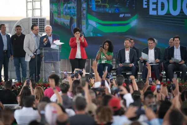 Imagem colorida, presidente Luiz Inácio Lula da Silva