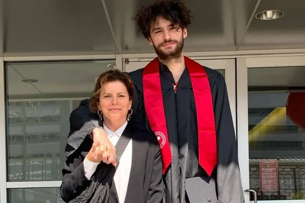 Debora Bloch e o filho