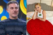 Luciano Huck questionou Virginia Fonseca sobre o buquê gigante recebido no Dia dos Namorados Luciano Huck questionou Virginia Fonseca sobre o buquê gigante recebido no Dia dos Namorados