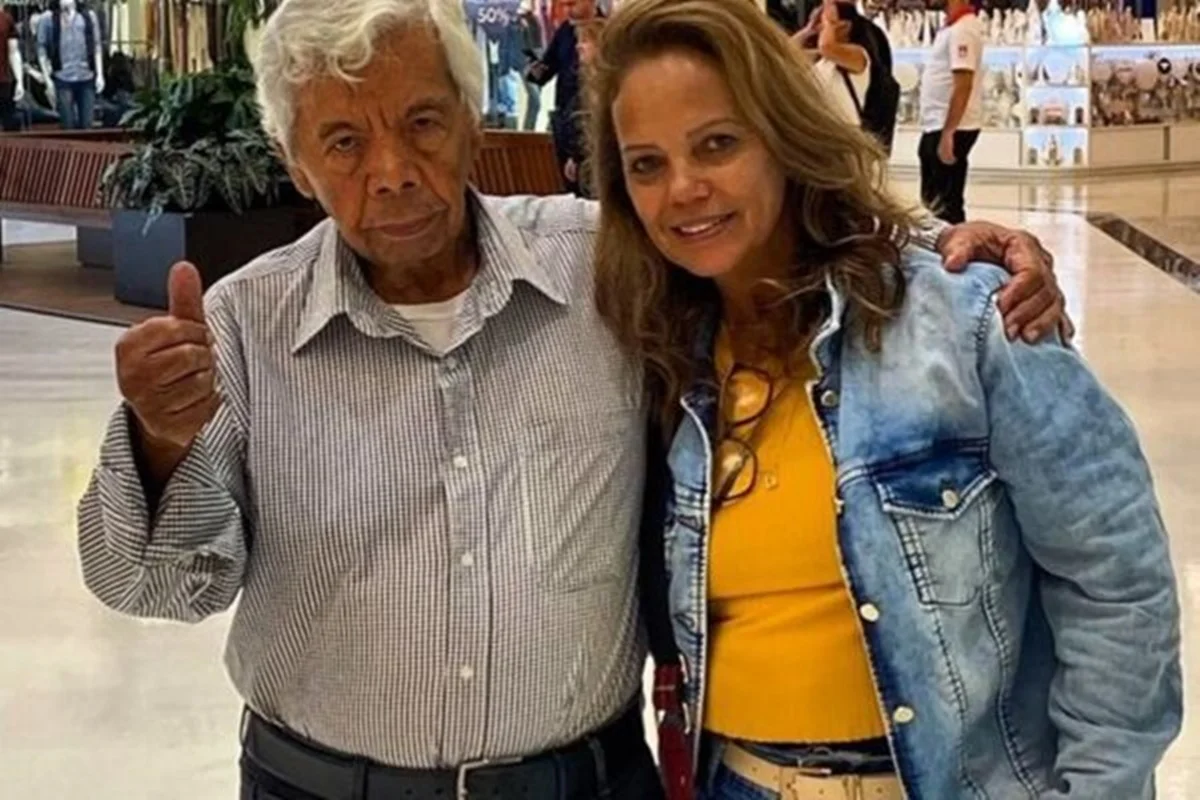 Roque e Janilda Nogueira fazem pose para o Instagram Roque e Janilda Nogueira fazem pose para o Instagram