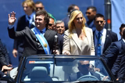 Javier e a irmã, Karina Milei Javier e a irmã, Karina Milei