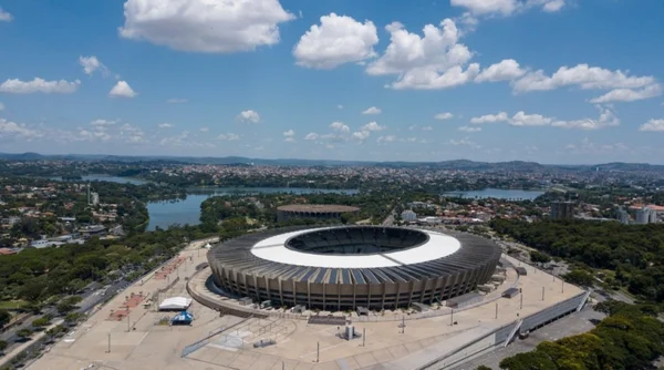 Imagem colorida do estádio Mineirão, que irá sediar a Supercopa- Metrópoles