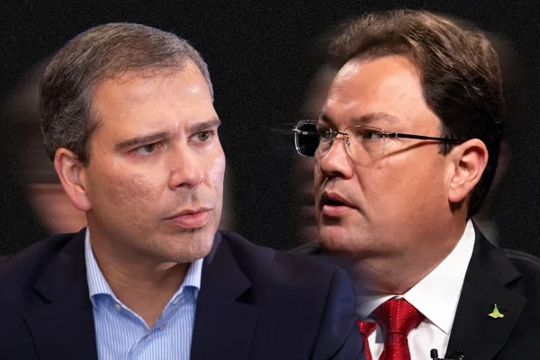 arte com fotos de Paulo Henrique Costa e Ney Ferraz