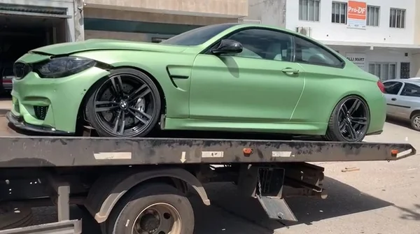 BMW apreendida