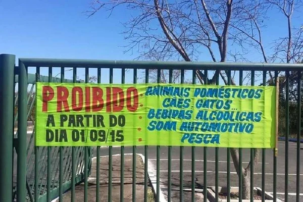 Animais domésticos voltam a ser proibidos no Parque Dom Bosco