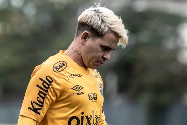 Soteldo em treinamento pelo Santos - Metrópoles