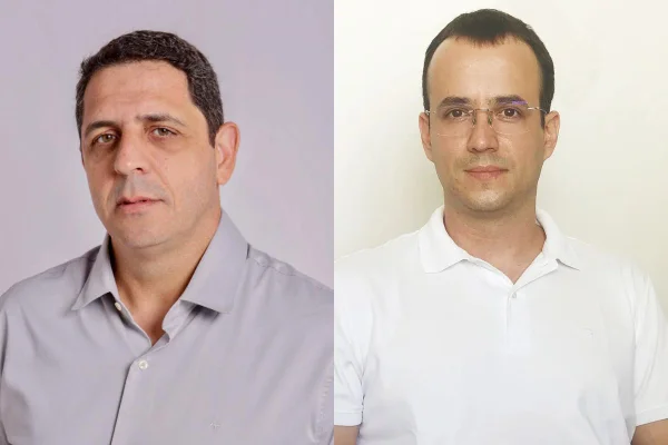 Heron e Vinicius, candidatos em Betim
