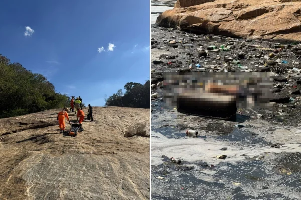 corpo encontrado ribeirão Arrudas