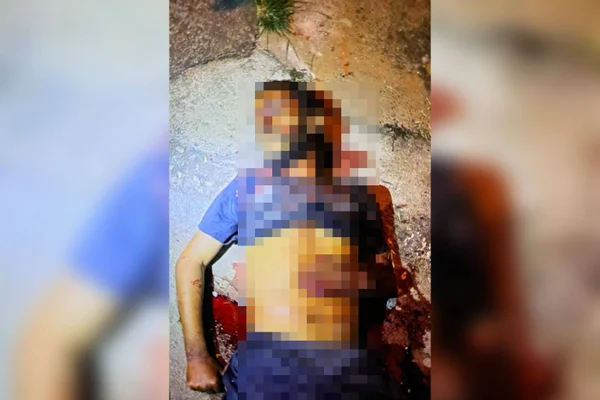 Imagem colorida de um homem morto - Metrópoles
