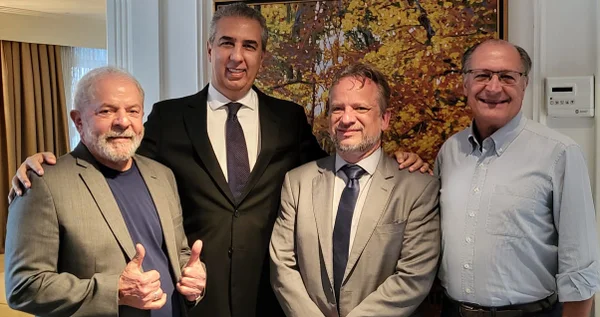 Lula, José Eliton, Fernando Tibúrcio e Geraldo Alckmin