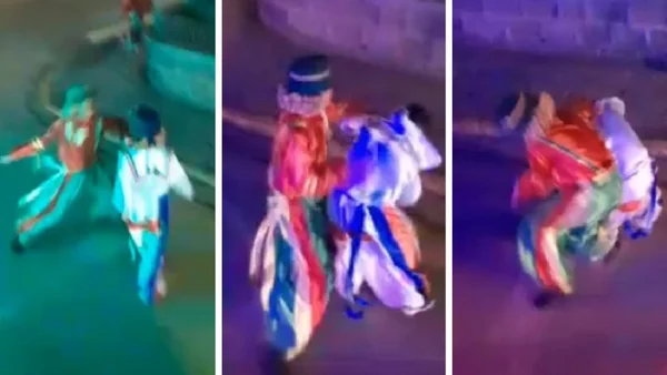 Vídeo: “Patati” e “Patatá” trocam socos em Carreta da Alegria de SC