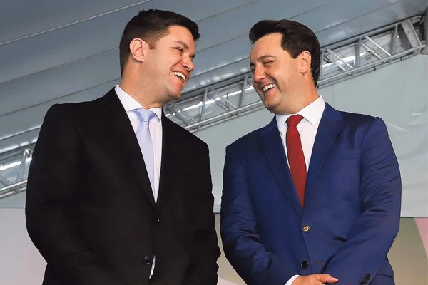 Ratinho Junior e Guto Silva