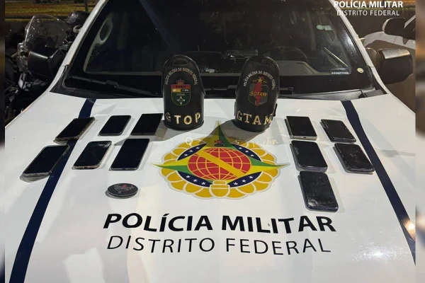 Celulares apreendidos PMDF, Carnaval DF,