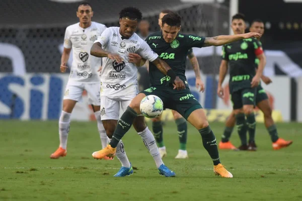 Marinho em Santos x Palmeiras