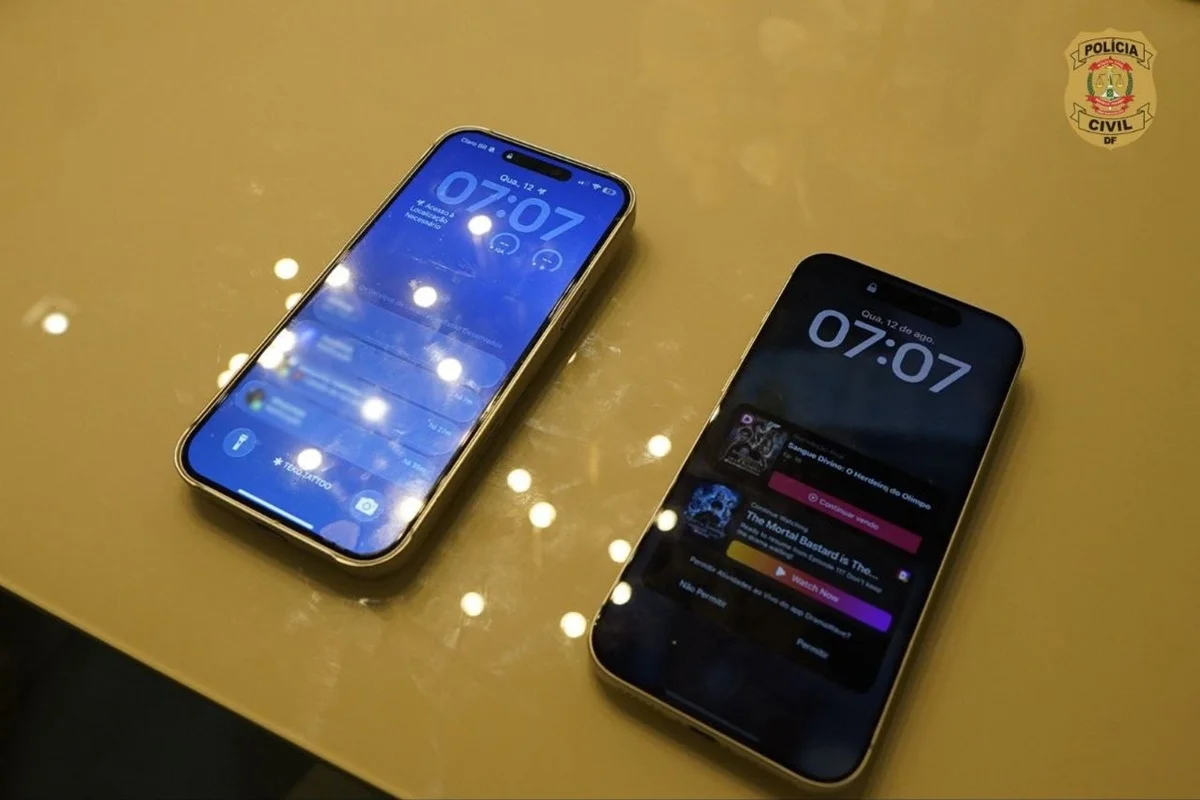 Celulares apreendidos Celulares apreendidos