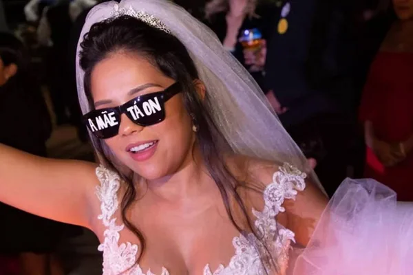 noiva de goiás esconde gravidez para revelar no casamento