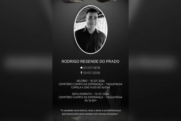 Homem que morreu na porta do Hospital de Base será velado nesta 4ª