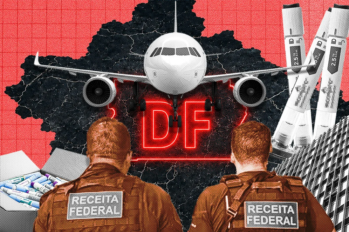 DF: Mercado Clandestino de Canetas Emagrecedoras do Paraguai Cresce