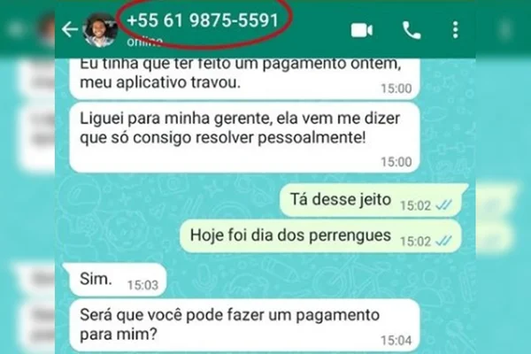 Mensagens no WhatsApp