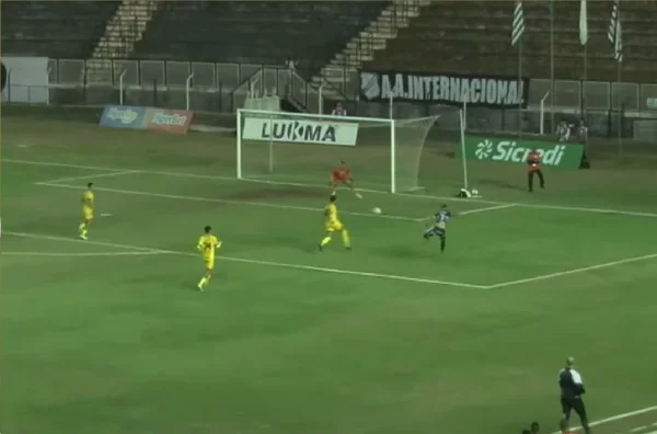Print colorido de um vídeo de Inter de Limeira e Cascavel - Metrópoles