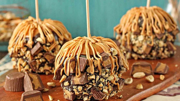 Caramel apple de chocolate