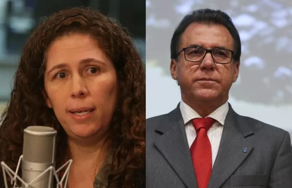 Montagem com fotos coloridas de Esther Dweck e Luiz Marinho ministros - Metrópoles