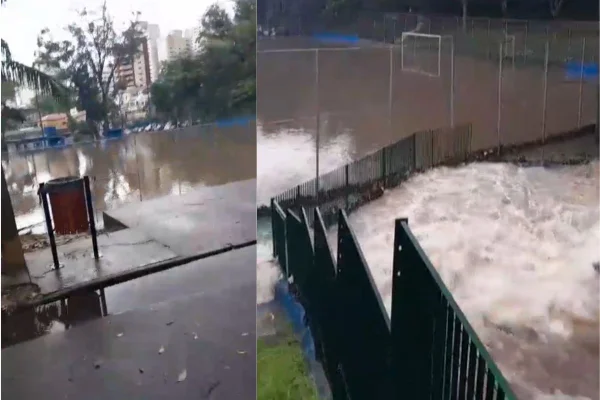 Túnel alagado, pessoas ilhadas, carros submersos: as imagens da chuva em SP - destaque galeria Túnel alagado, pessoas ilhadas, carros submersos: as imagens da chuva em SP - destaque galeria