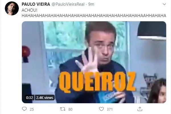 Famosos fazem piada com prisão de Queiroz na internet: “Grande dia” - imagem 5 Famosos fazem piada com prisão de Queiroz na internet: “Grande dia” - imagem 5