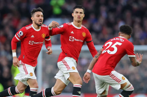 Cristiano Ronaldo comemora gol contra o Tottenham, em jogo realizado no dia 12 de março deste ano