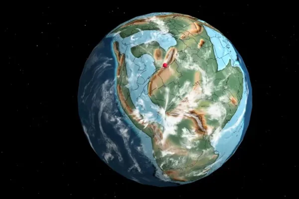 mapa pangeia