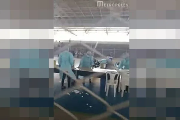 Homens quebram vacinas contra a Covid no DF