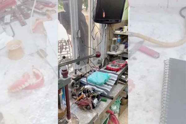 Policiais apreendem material usado por falso dentista