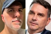 Antonio Tabet e Flávio Bolsonaro Antonio Tabet e Flávio Bolsonaro