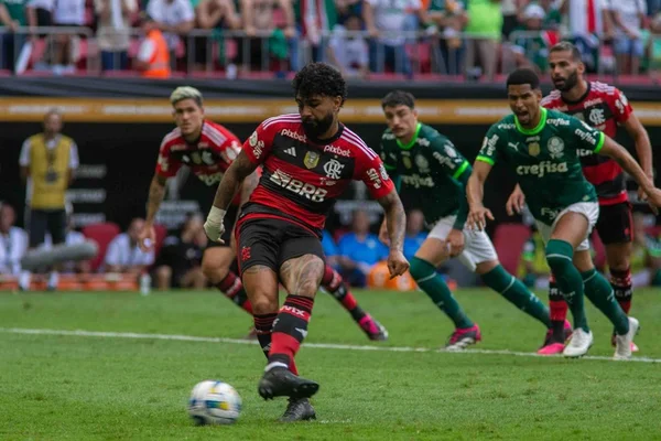 Supercopa: veja imagens do jogo eletrizante entre Palmeiras x Flamengo no Mané Garrincha