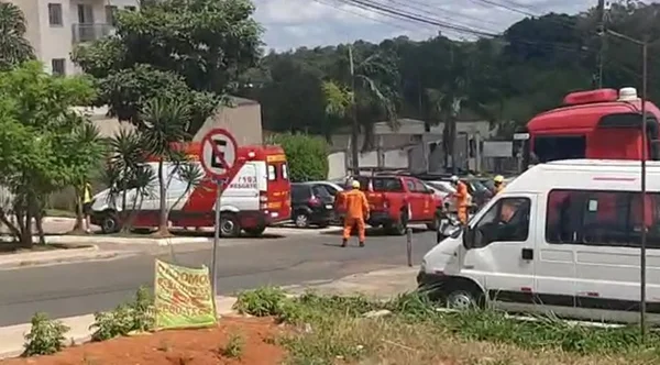 Bombeiros em ocorrência