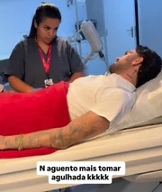 Luan Pereira contou como foi o atendimento médico