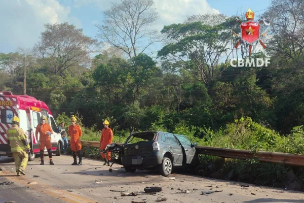 Motorista morre após acidente com caminhão-tanque na BR-080, em Brazlândia - destaque galeria