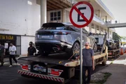 Land Rover - Modelo Range Rover Velar P340 HSE R-Dynamic apreendido pela PF Land Rover - Modelo Range Rover Velar P340 HSE R-Dynamic apreendido pela PF