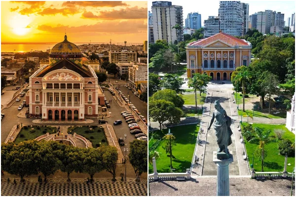 Teatro Amazonas (Manaus) Theatro da Paz (Belém)