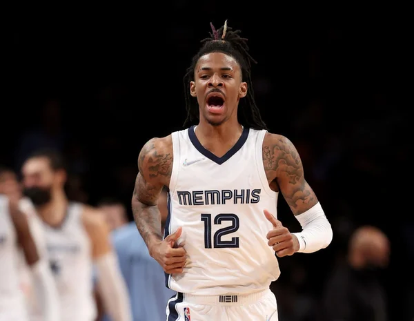 Ja Morant foi destaque na vitória do Grizzlies contra o Nets