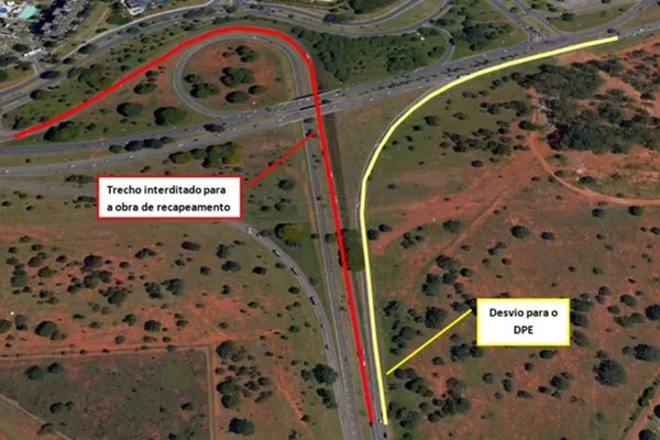 Setor Policial Sul será interditado neste sábado para obras