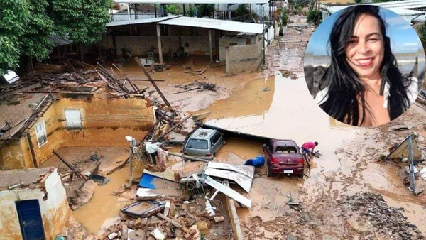 imagem colorida mulher de 50 anos morre chuvas espirito santo
