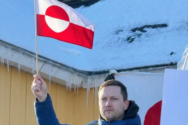 Foto de primeiro-ministro da Groenlândia, Jens Frederik Nielssen